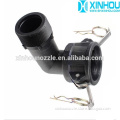 Quick pipe fitting 90 degree bend connect hose quick coupling